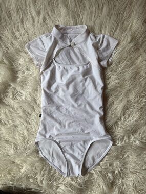 White Jule Dancewear Leotard | Medium